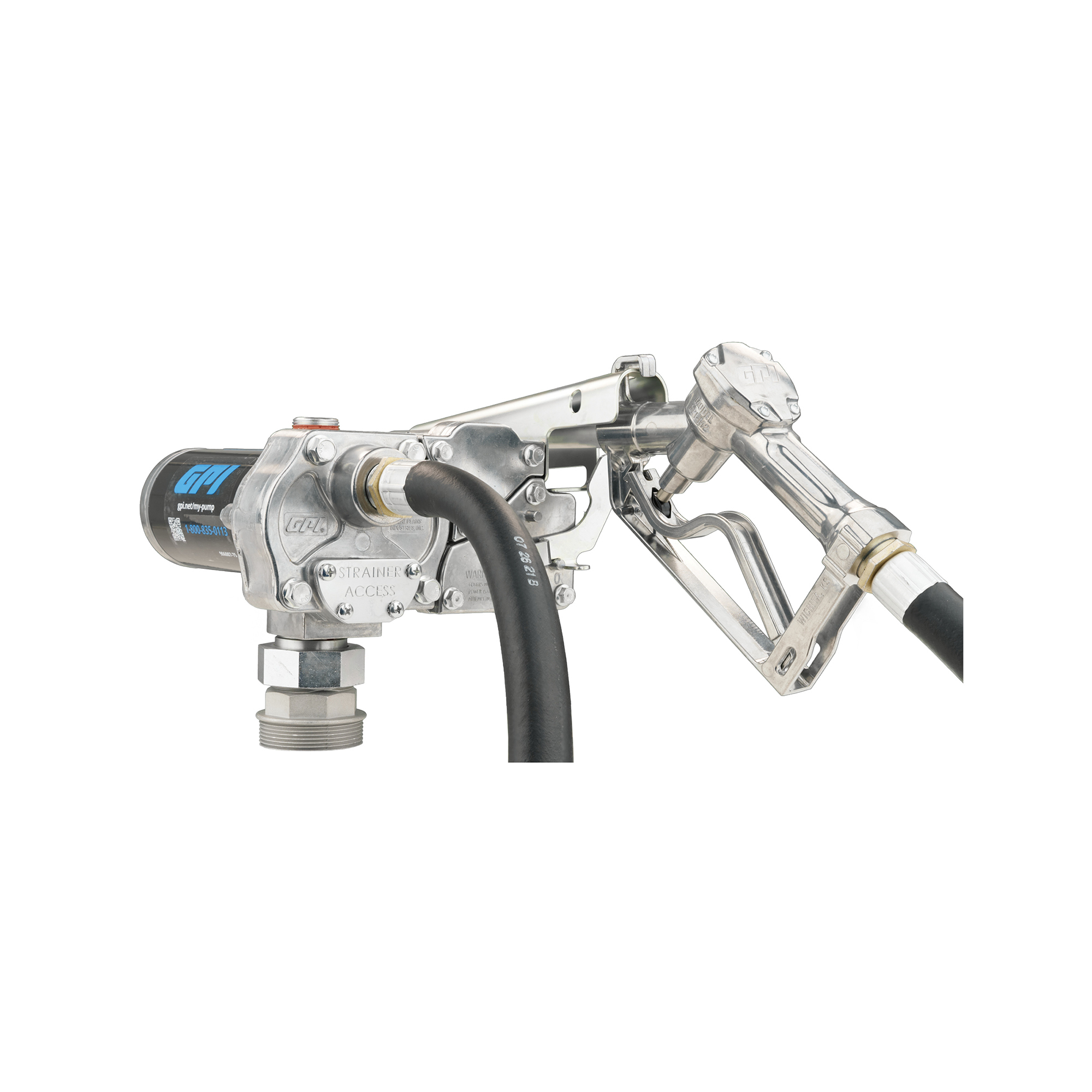GPI 115V 12 GPM Fuel Transfer Pump with Manual Nozzle